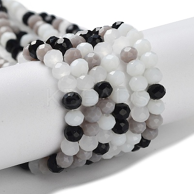Glass Beads Strands EGLA-A034-M4mm-48-1