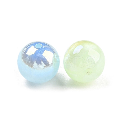 Opaque Acrylic Beads MACR-F078-01B-1