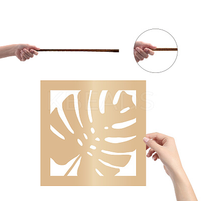 Laser Cut Unfinished Basswood Wall Decoration WOOD-WH0113-140-1