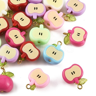 20Pcs Acrylic Pendants PALLOY-YW00129-1