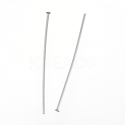 Tarnish Resistant 304 Stainless Steel Flat Head Pins X-STAS-D448-A-013P-1