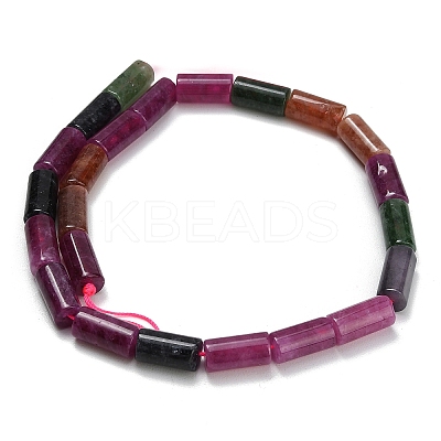 Dyed Natural Malaysia Jade Beads Strands G-C285-B01-01C-1