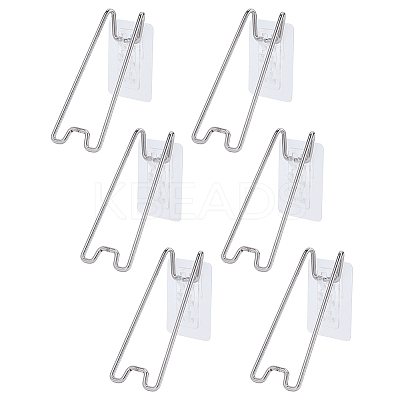 201 Stainless Steel Picture Frame Stand AJEW-WH0651-43A-1