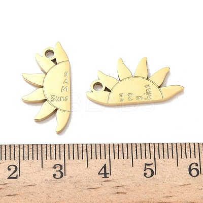 304 Stainless Steel Pendants STAS-C155-11G-1