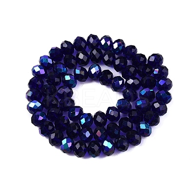 Electroplate Glass Beads Strands EGLA-A044-T8mm-L06-1