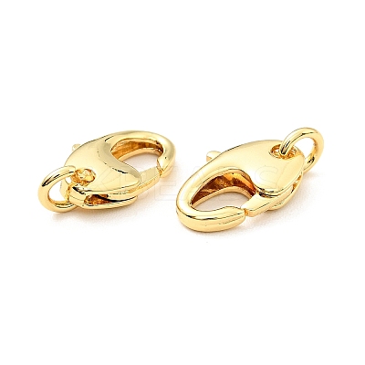 Brass Lobster Claw Clasps X-KK-G416-24G-1