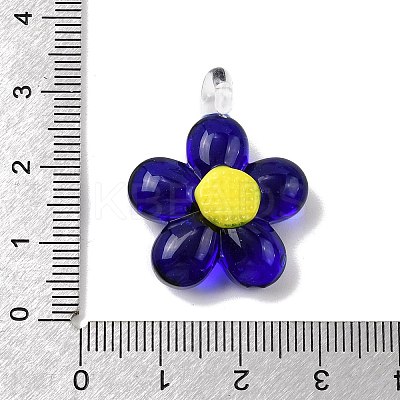 Handmade Lampwork Pendants LAMP-K043-02A-1