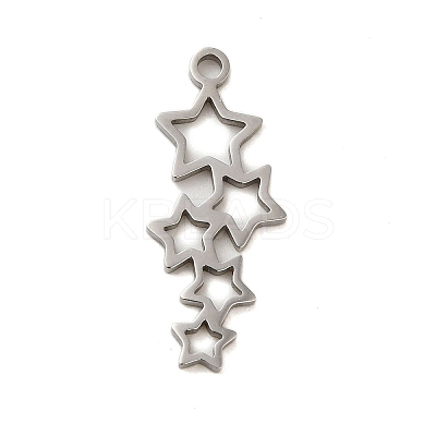 Non-Tarnish 304 Stainless Steel Pendants LS-STAS-S123-03P-02-1