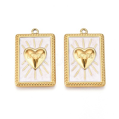 304 Stainless Steel Pendants STAS-N108-26A-G-1