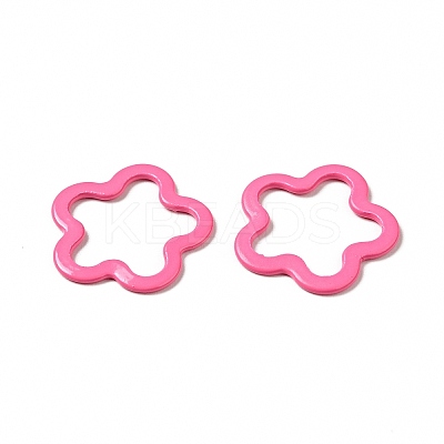 Spray Painted 201 Stainless Steel Linking Rings STAS-G304-07C-1