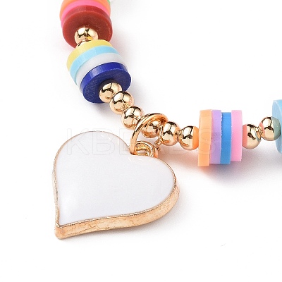 Word I Love Mom Acrylic Beaded Bracelet Sets for Mother's Day BJEW-JB09044-1