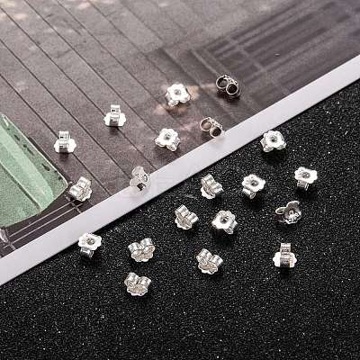 925 Sterling Silver Friction Ear Nuts X-STER-L063-09S-1