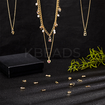32Pcs 16 Style Brass Micro Pave Cubic Zirconia Pendants KK-PH0001-80-1