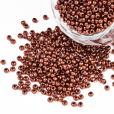 11/0 FGB Grade A Dyed Glass Seed Beads X-SEED-N001-C-0570-1