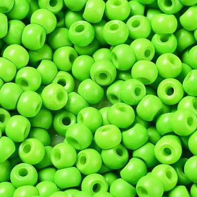 Baking Paint Glass Seed Beads SEED-H002-I-B509-1