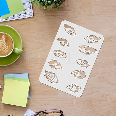 Large Plastic Reusable Drawing Painting Stencils Templates DIY-WH0202-095-1