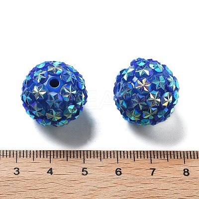 Acrylic Rhinestone Ball Beads OACR-A035-01E-1
