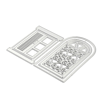 Window Door Carbon Steel Cutting Dies Stencils LS-DIY-P076-44-1