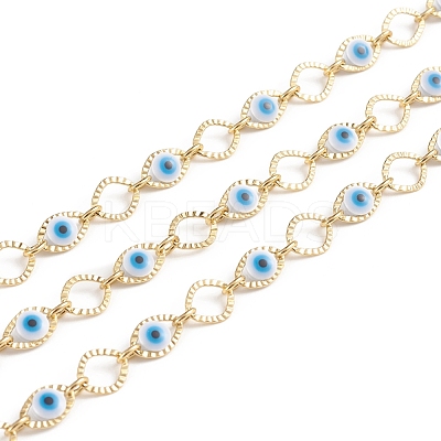 3.28 Feet Handmade Brass Oval Link Chains X-CHC-E021-03A-1