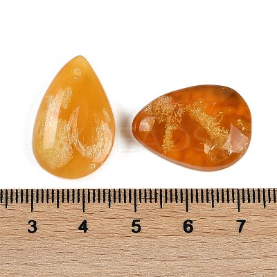 Natural Amber Pendants G-H063-01-1