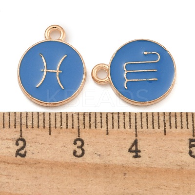 Alloy Enamel Pendants ENAM-XCP0001-45A-01-1