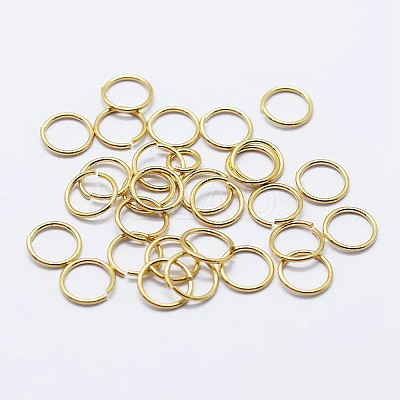 925 Sterling Silver Saw Cut Open Jump Rings STER-F036-02G-0.6x4mm-1