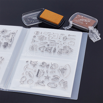 PP Plastic DIY Transparent Photo Album Scrapbooking AJEW-WH0223-26-1