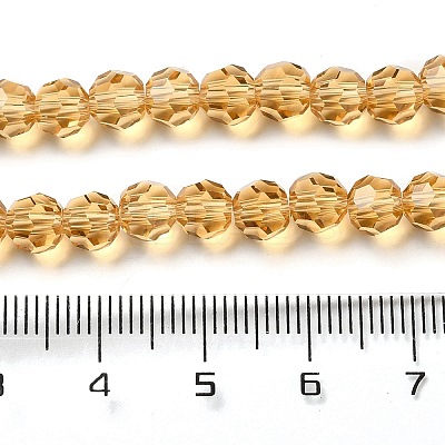 Transparent Glass Beads LS-EGLA-A035-T6mm-D17-1