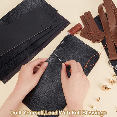 DIY Sew on Women's Tote Bag Making Kit PURS-WH0007-04B-1