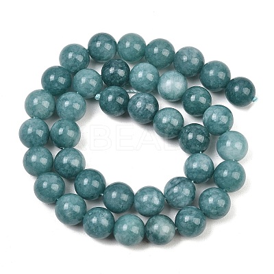 Natural Dyed White Jade Beads Strands GG-CBAEB22-B01-10mm-04-1