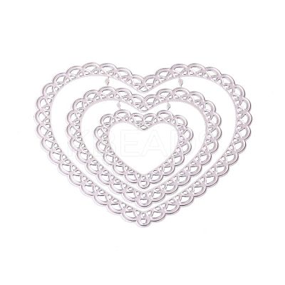 Heart Frame Carbon Steel Cutting Dies Stencils X-DIY-M011-22-1
