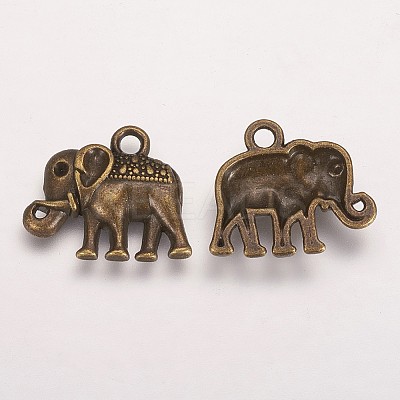 Tibetan Style Alloy Charms Pendants X-TIBEP-A124745-AB-FF-1
