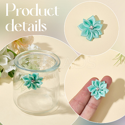 50Pcs 10 Colors Handmade Polyester Costume Accessories DIY-SP0006-45-1