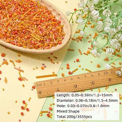 200G Electroplate Glass Seed Beads GLAA-SZ0002-17A-1
