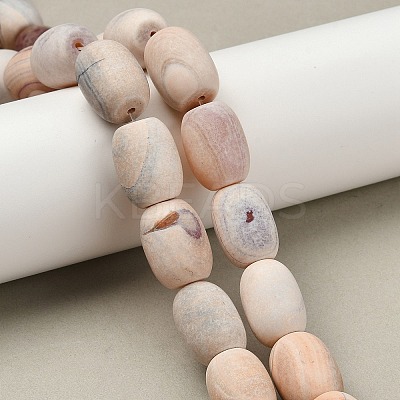 Natural Fire Crackle Agate Beads Strands G-G190-B01-01-1