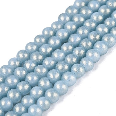 Baking Paint Glass Pearl Beads Strands DGLA-ZX001-05A-16-1