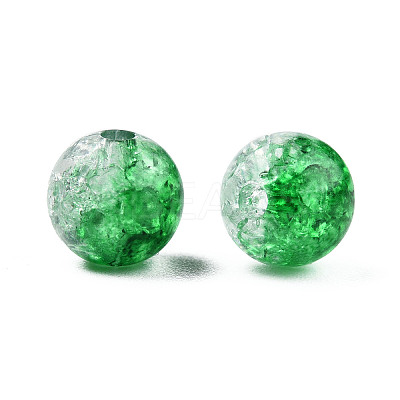 Transparent Crackle Acrylic Beads LS-CACR-N002-22-1