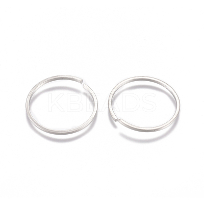 Tarnish Resistant 304 Stainless Steel Open Jump Rings STAS-G225-13P-01-1