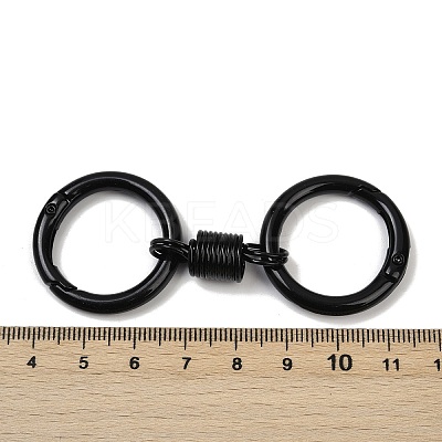 Alloy Spring Gate Clasps PALLOY-Q009-01L-1