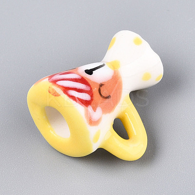 Handmade Porcelain Mug Cup Decoration PORC-T133-22A-1