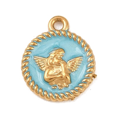 304 Stainless Steel Pendants STAS-H249-10G-1