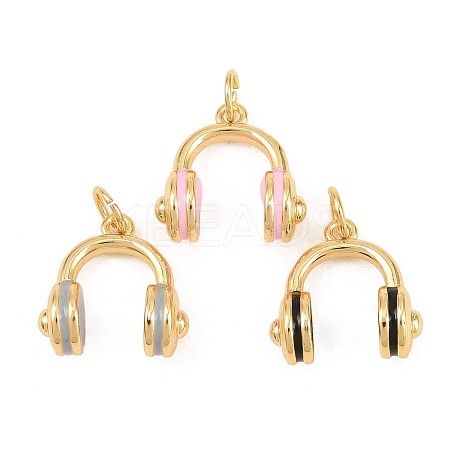 Brass Pendants KK-P353-22G-1