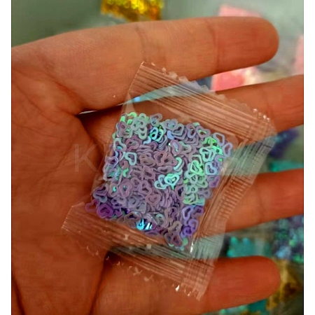Heart Plastic Glitter Powder Fillers PW-WG35273-01-1