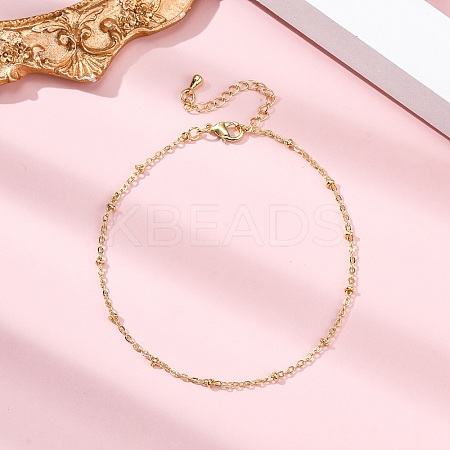 Brass Satellite Chains  Bracelets for Women BJEW-G735-19G-1