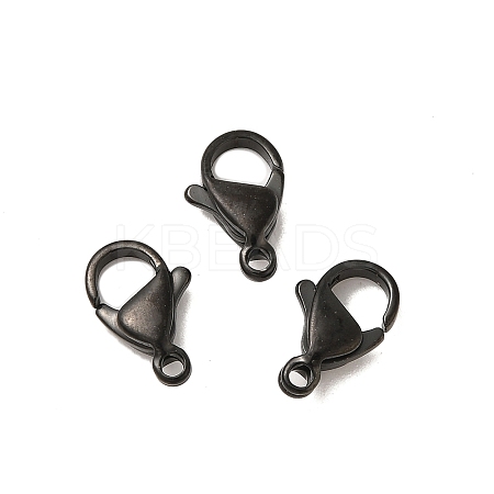 Ion Plating(IP) 304 Stainless Steel Lobster Claw Clasps STAS-AB11-B-1