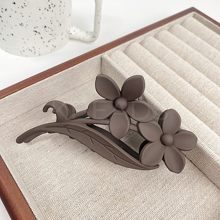Flower Plastic Large Claw Hair Clips PW-WGFF26F-01-1
