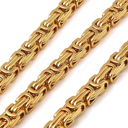 201 Stainless Steel Byzantine Chains SA-E001-14G-03-1