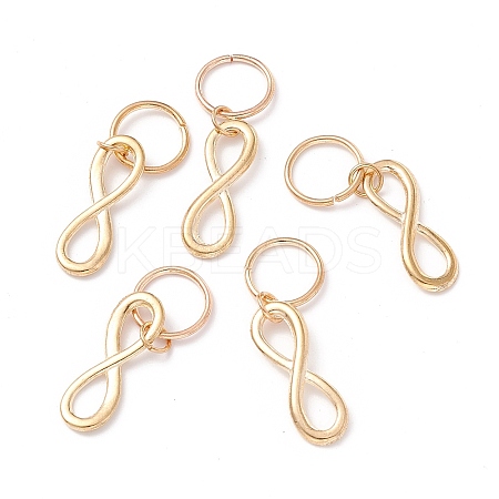Alloy Infinity Pendants LS-PALLOY-WH0001-06G-1