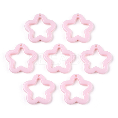 Opaque Acrylic Pendants MACR-M042-02C-1