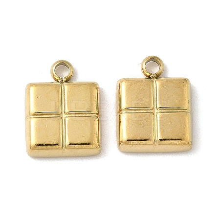 304 Stainless Steel Pendants STAS-D127-06G-1